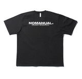 NOMANUAL(ノーマニュアル) D.R PATCH LOGO T-SHIRT - BLACK