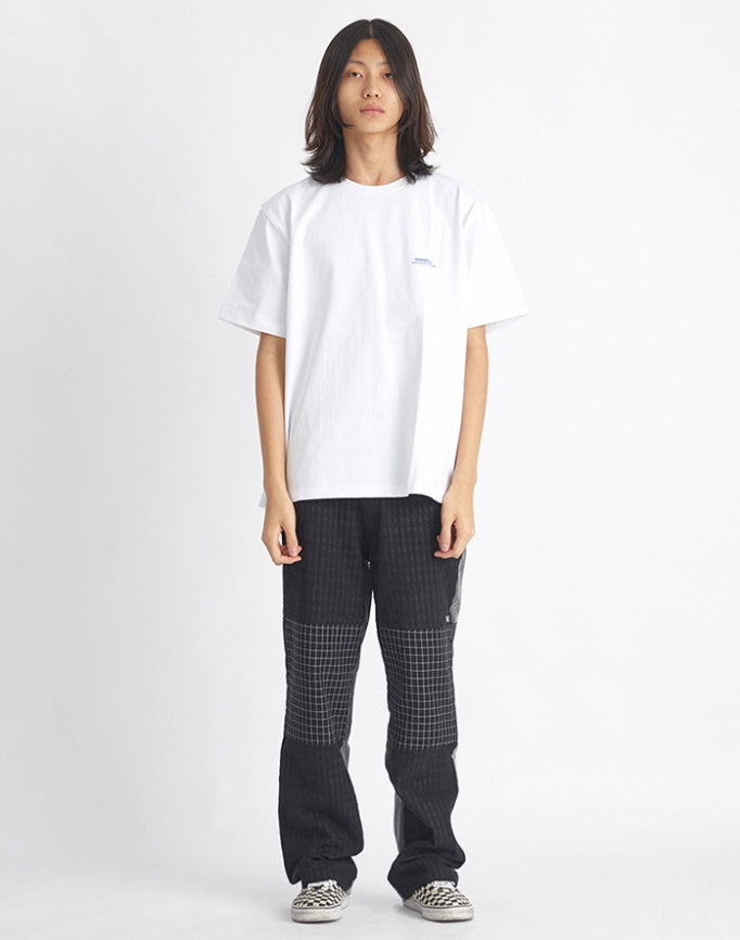 NOMANUAL(ノーマニュアル) S.TM T-SHIRT - WHITE