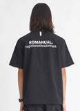 NOMANUAL(ノーマニュアル) S.TM T-SHIRT - BLACK