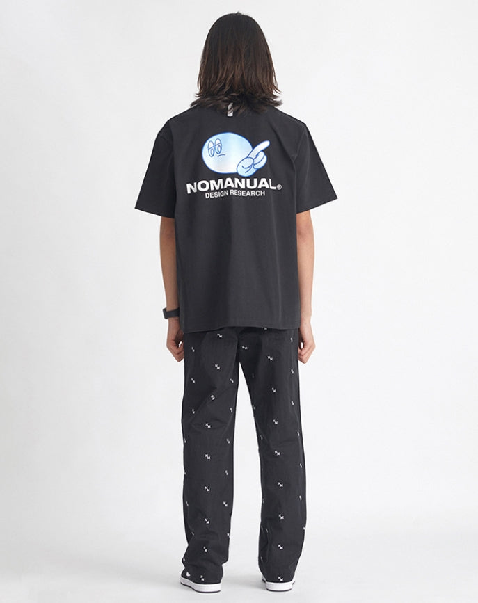日本未入荷NOMANUALのEMBLEM WASHED T-SHIRT 全4色 NOMANUAL tシャツ A'GEM/9 × .kom 「NOMANUAL/ノーマニュアル
