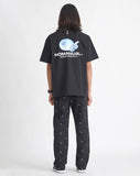 NOMANUAL(ノーマニュアル) LOGO PATCHED T-SHIRT - BLACK