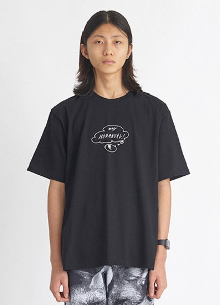NOMANUAL(ノーマニュアル) ONLY! T-SHIRT - BLACK