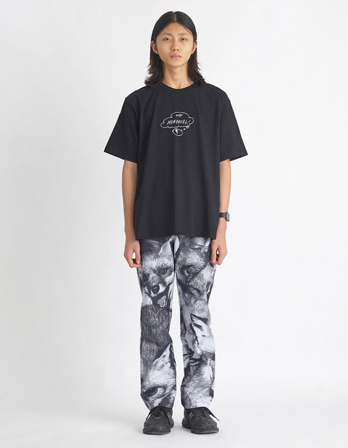 NOMANUAL(ノーマニュアル) ONLY! T-SHIRT - BLACK