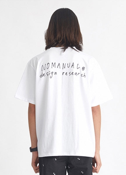 NOMANUAL(ノーマニュアル) ONLY! T-SHIRT - WHITE