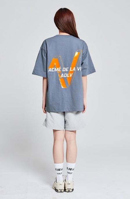 アクメドラビ(acme' de la vie)  V LOGO SHORT PANTS GREY