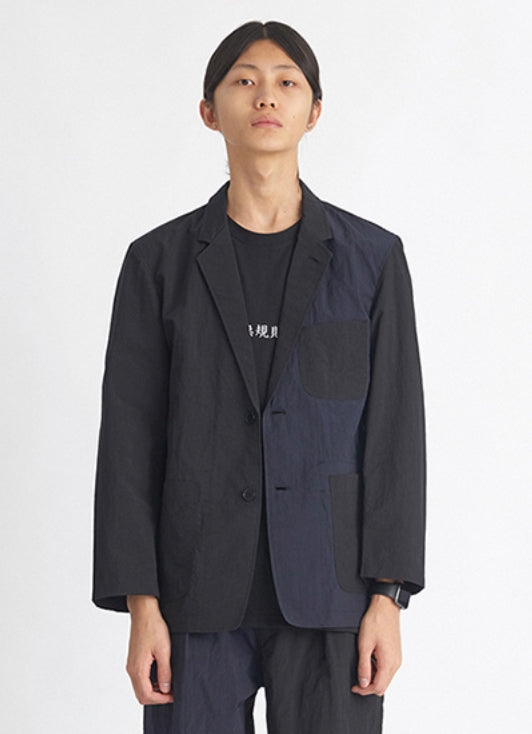 NOMANUAL(ノーマニュアル) CB NYLON SET-UP JACKET - N.B