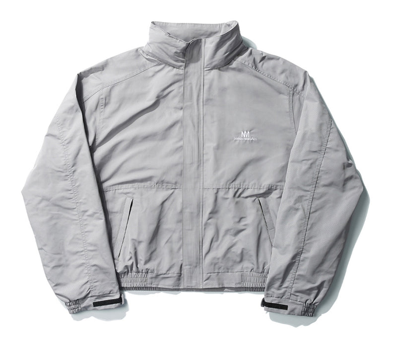 NOMANUAL(ノーマニュアル) D.R WINDBREAKER JACKET - COATED GRAY