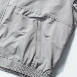 NOMANUAL(ノーマニュアル) D.R WINDBREAKER JACKET - COATED GRAY