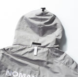 NOMANUAL(ノーマニュアル) D.R WINDBREAKER JACKET - COATED GRAY