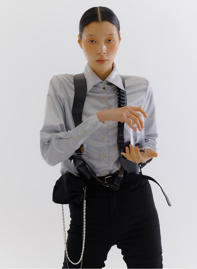 nache(ナチェ) shirring belt bag