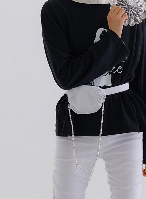 nache(ナチェ) shirring belt bag