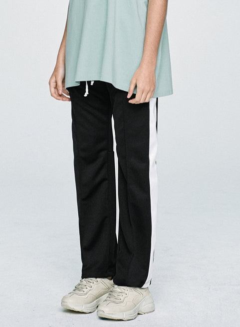 ディープリーク(DPRIQUE)  TRACK PANTS - BLACK/WHITE