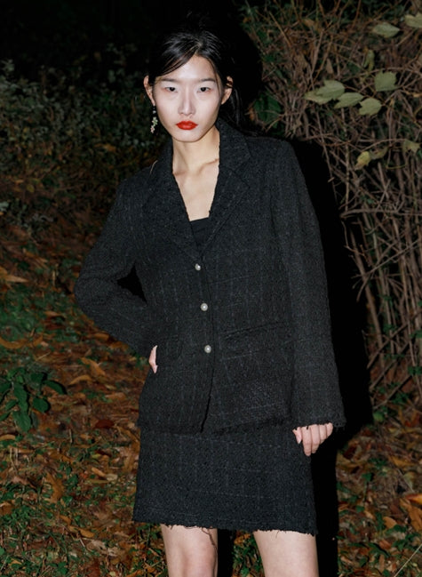 nache(ナチェ) tweed skirt