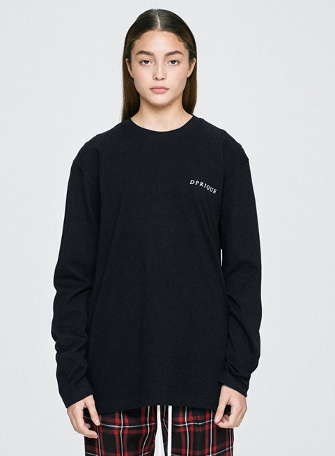 ディープリーク(DPRIQUE)  LONG SLEEVE T-SHIRT - BLACK