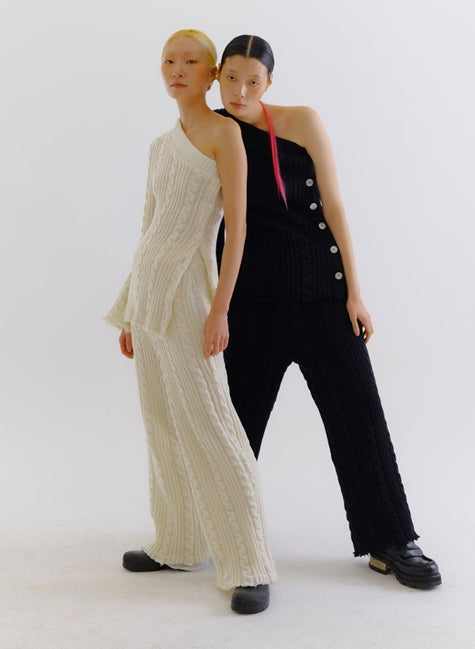 nache(ナチェ) twist knit pants