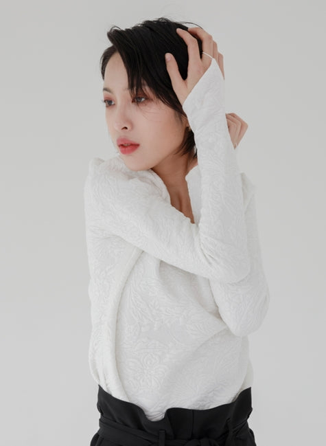 nache(ナチェ) jacquard t-shirt