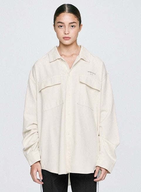 ディープリーク(DPRIQUE)  OVERSIZED SHIRT - IVORY