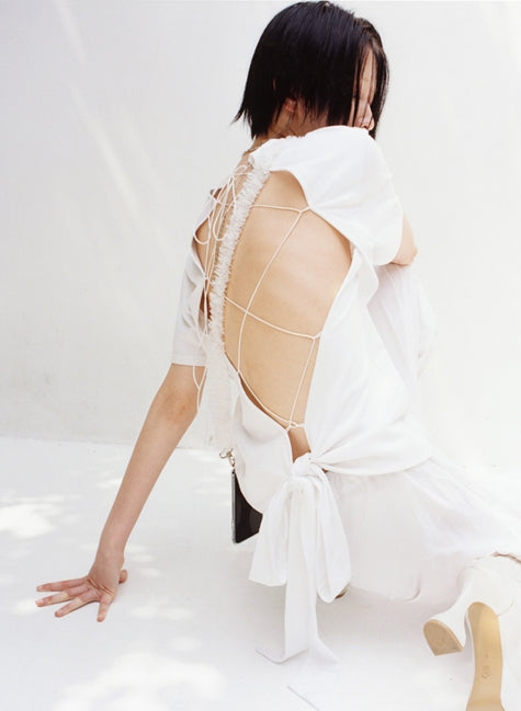 nache(ナチェ) backless t-shirt
