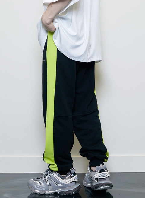 ディープリーク(DPRIQUE) 07 TRACK JOGGER PANTS - BLACK/NEON