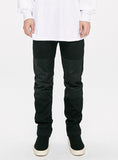 ディープリーク(DPRIQUE)   PANEL STRAIGHT PANTS - BLACK/BLACK