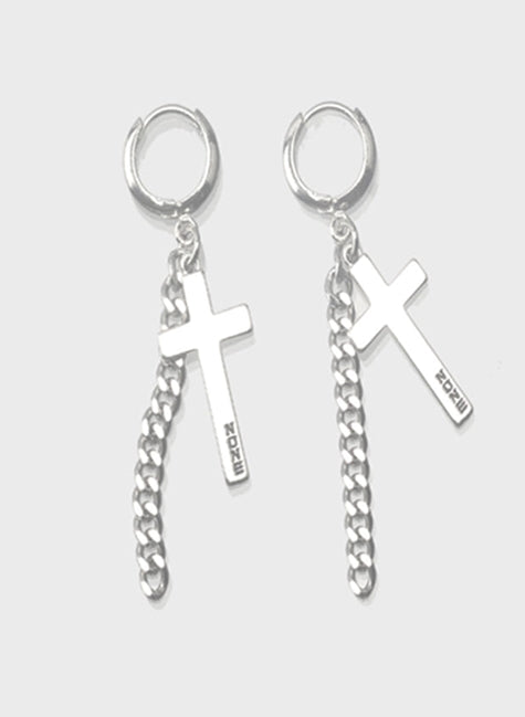 Nonenon(ノンノン) CROSS CHAIN EAR