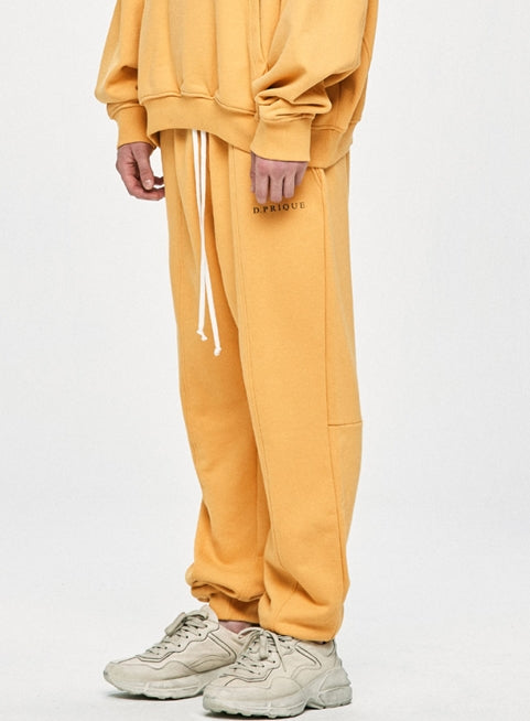 ディープリーク(DPRIQUE)  LOGO JOGGER PANTS-YELLOW