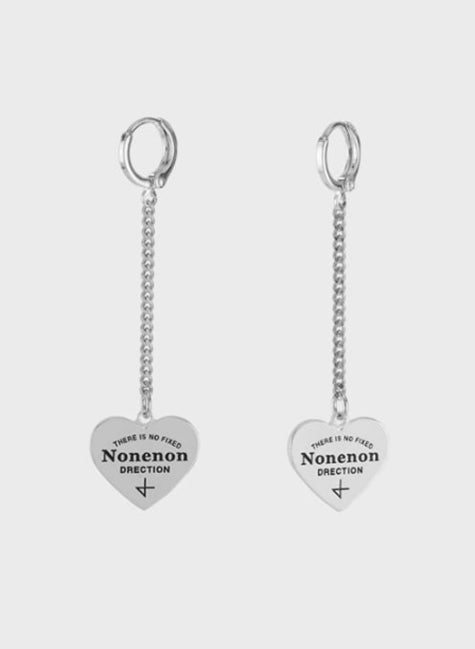 Nonenon(ノンノン) NEW LOGO LOVE CHAIN EAR