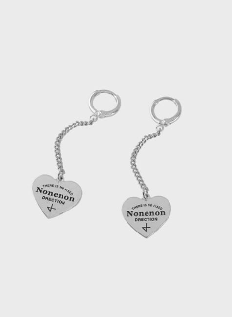 Nonenon(ノンノン) NEW LOGO LOVE CHAIN EAR