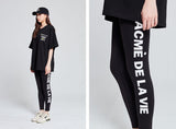 アクメドラビ(acme' de la vie) BIG LOGO LEGGINGS BLACK