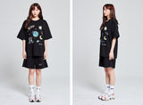 アクメドラビ(acme' de la vie) BASIC LOGO SHORT PANTS FOR WOMEN BLACK