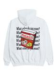 アクメドラビ(acme' de la vie) CEREAL LOGO HOODIE WHITE