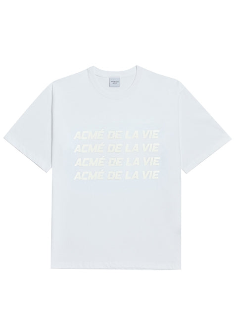 アクメドラビ(acme' de la vie) PHOTOCHROMIC LOGO SHORT SLEEVE T-SHIRT WHITE