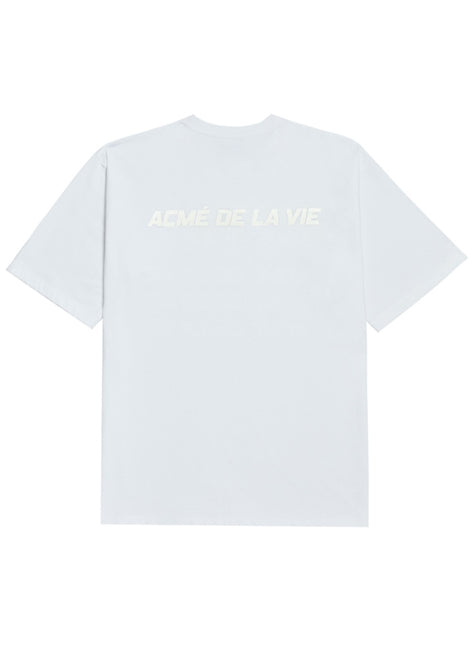 アクメドラビ(acme' de la vie) PHOTOCHROMIC LOGO SHORT SLEEVE T-SHIRT WHITE