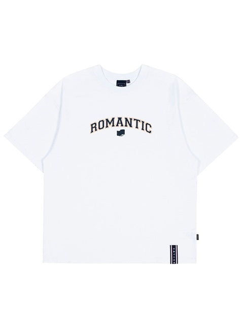ロマンティッククラウン(ROMANTIC CROWN) ROMANTIC ARCH LOGO TEE_WHITE