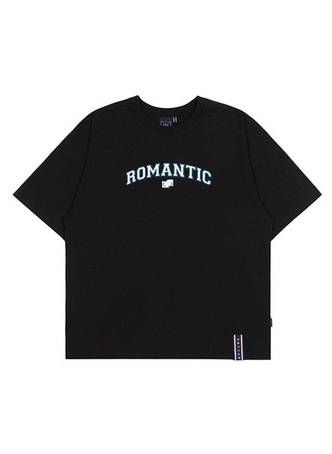 ロマンティッククラウン(ROMANTIC CROWN) ROMANTIC ARCH LOGO TEE_BLACK