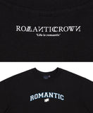 ロマンティッククラウン(ROMANTIC CROWN) ROMANTIC ARCH LOGO TEE_BLACK