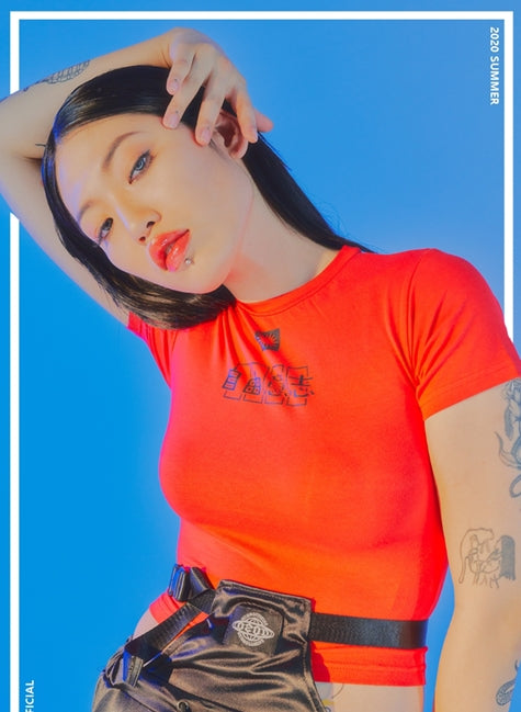 オージーオーディー(OZOD) FREE WILL CROP TOP_RED