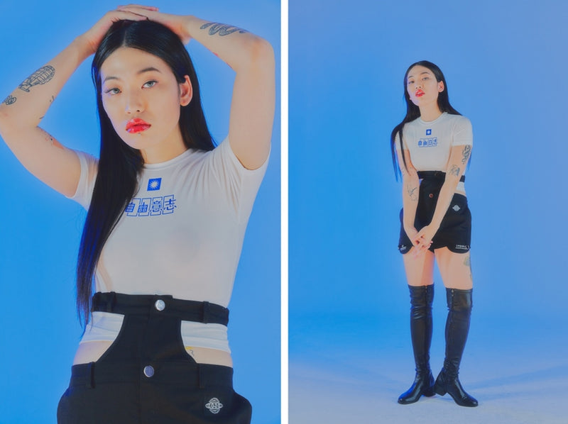 オージーオーディー(OZOD) FREE WILL CROP TOP_WHITE