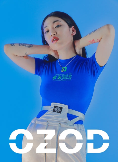 オージーオーディー(OZOD) FREE WILL CROP TOP_BLUE