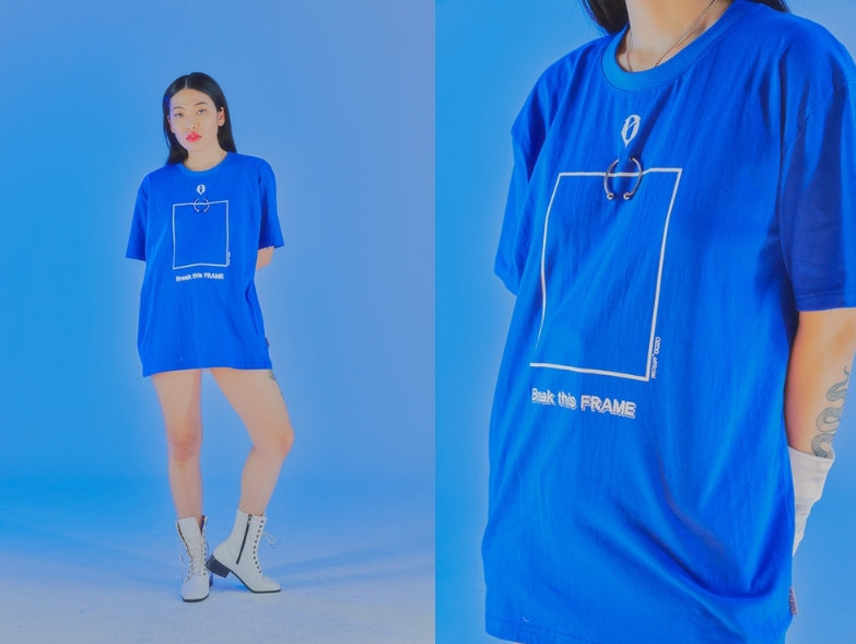 オージーオーディー(OZOD) PIERCING T-SHIRTS_BLUE