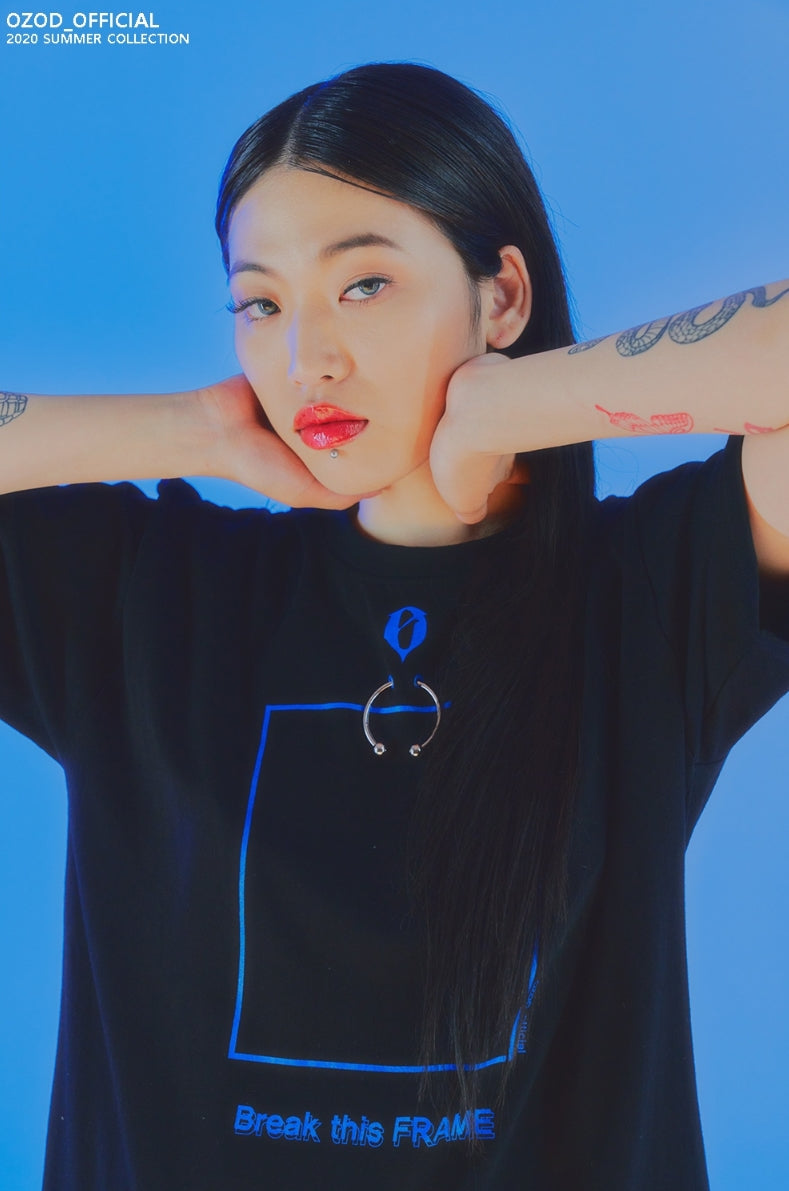 オージーオーディー(OZOD) PIERCING T-SHIRTS_BLACK