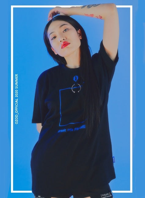 オージーオーディー(OZOD) PIERCING T-SHIRTS_BLACK