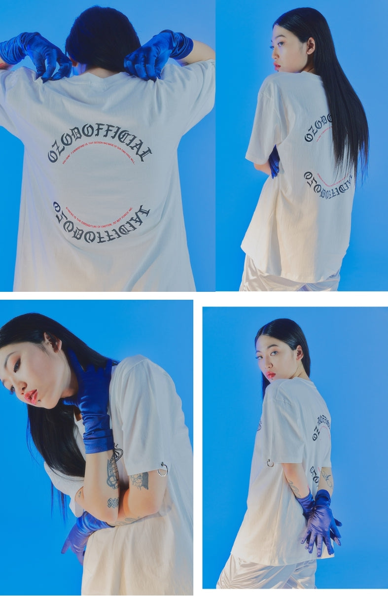オージーオーディー(OZOD) LOGO T-SHIRTS_WHITE