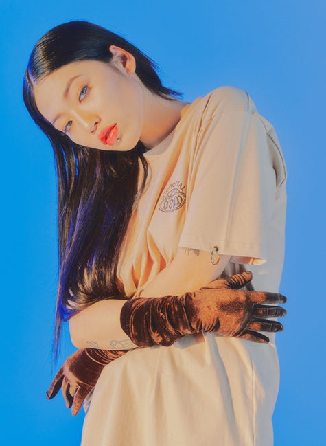 オージーオーディー(OZOD) LOGO T-SHIRTS_BEIGE