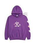 アクメドラビ(acme' de la vie) EMBOSSING HEART HOODIE LAVENDER