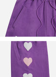 アクメドラビ(acme' de la vie) EMBOSSING HEART SHORT PANTS LAVENDER