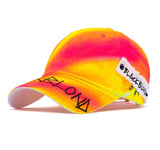 ブラックブロンド(BLACKBLOND) BBD Side Patch Graffiti Logo Lollipop Cap (Pink/Neon)