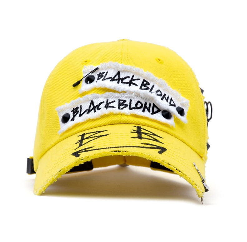 ブラックブロンド(BLACKBLOND) BBD Big Smile Patch Logo Cap (Yellow)