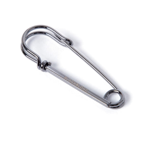 ブラックブロンド(BLACKBLOND) BBD Original Logo Safety Pin (Black Nickel)
