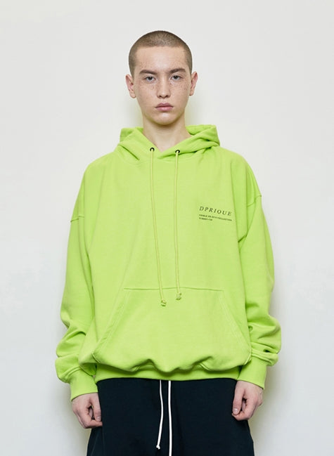 ディープリーク(DPRIQUE) OVERSIZED 'VISIBLE' HOODIE NEON